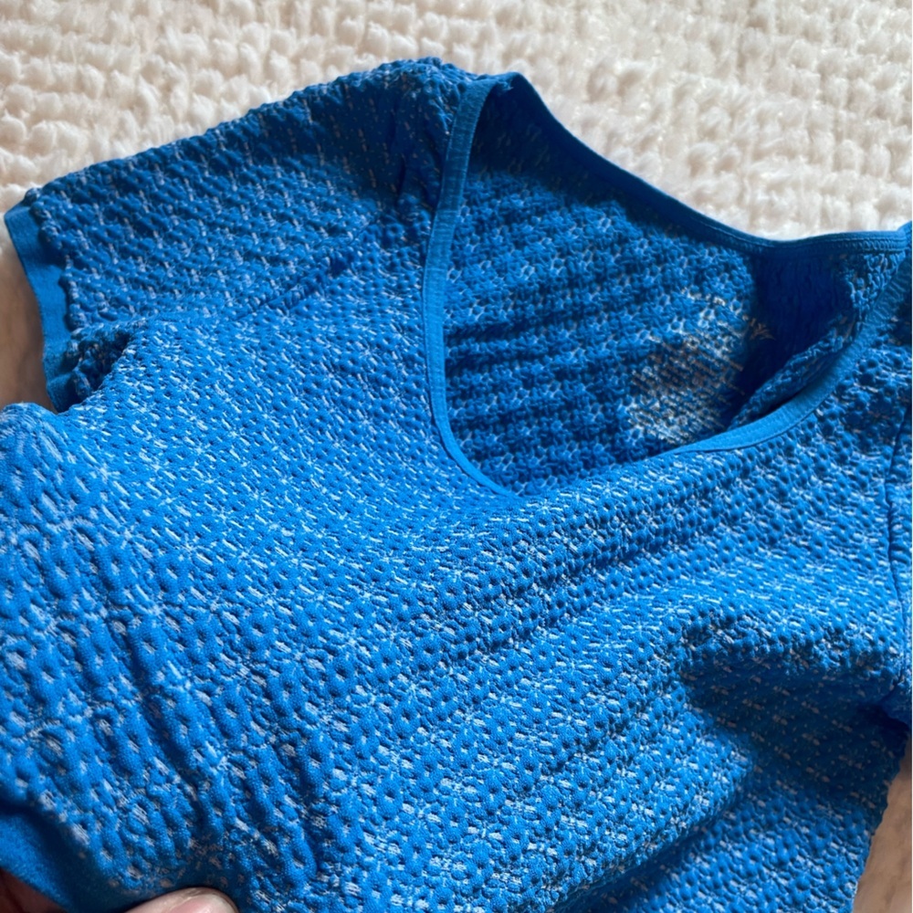 Intimately Free People | Seamless Micro Crop in Super Sonic Sky | Crop Top | NWT - Picture 6 of 13